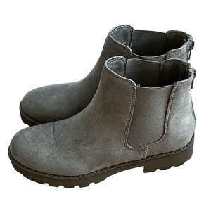 ESPRIT SAM CHELSEA tan lug sole zip up BOOTIES